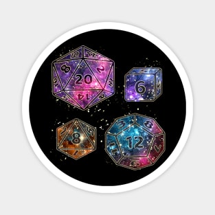 Galaxy Dice Set Magnet